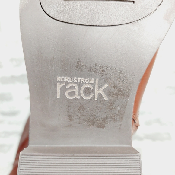 NEW Nordstrom Rack Meadow Brown Faux Leather Tall Riding Boots D209 - Picture 9 of 12